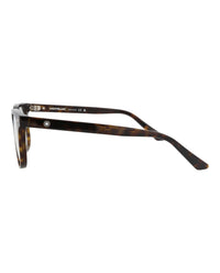 Montblanc Montblanc Mens Square/Rectangle Havana Havana Transparent Fashion Designer Eyewear