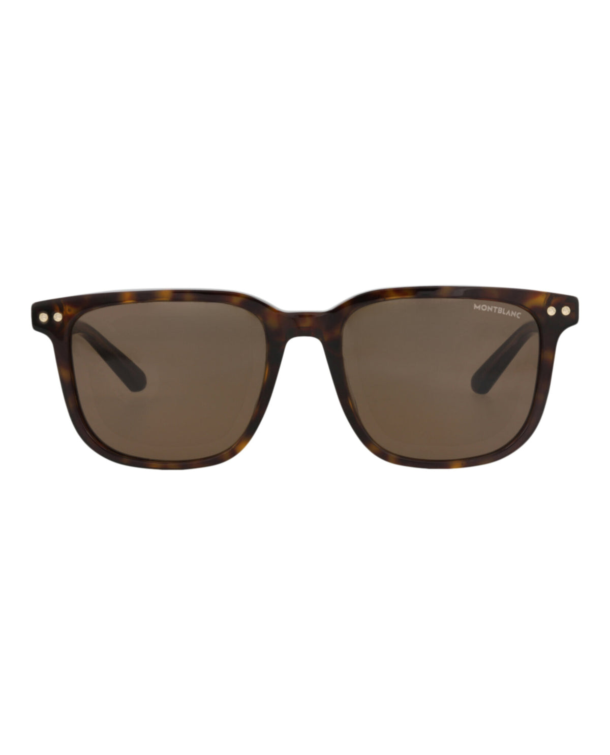Montblanc Montblanc Mens Square/Rectangle Havana Havana Brown Fashion Designer Eyewear