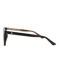 Montblanc Montblanc Mens Square/Rectangle Havana Havana Brown Fashion Designer Eyewear