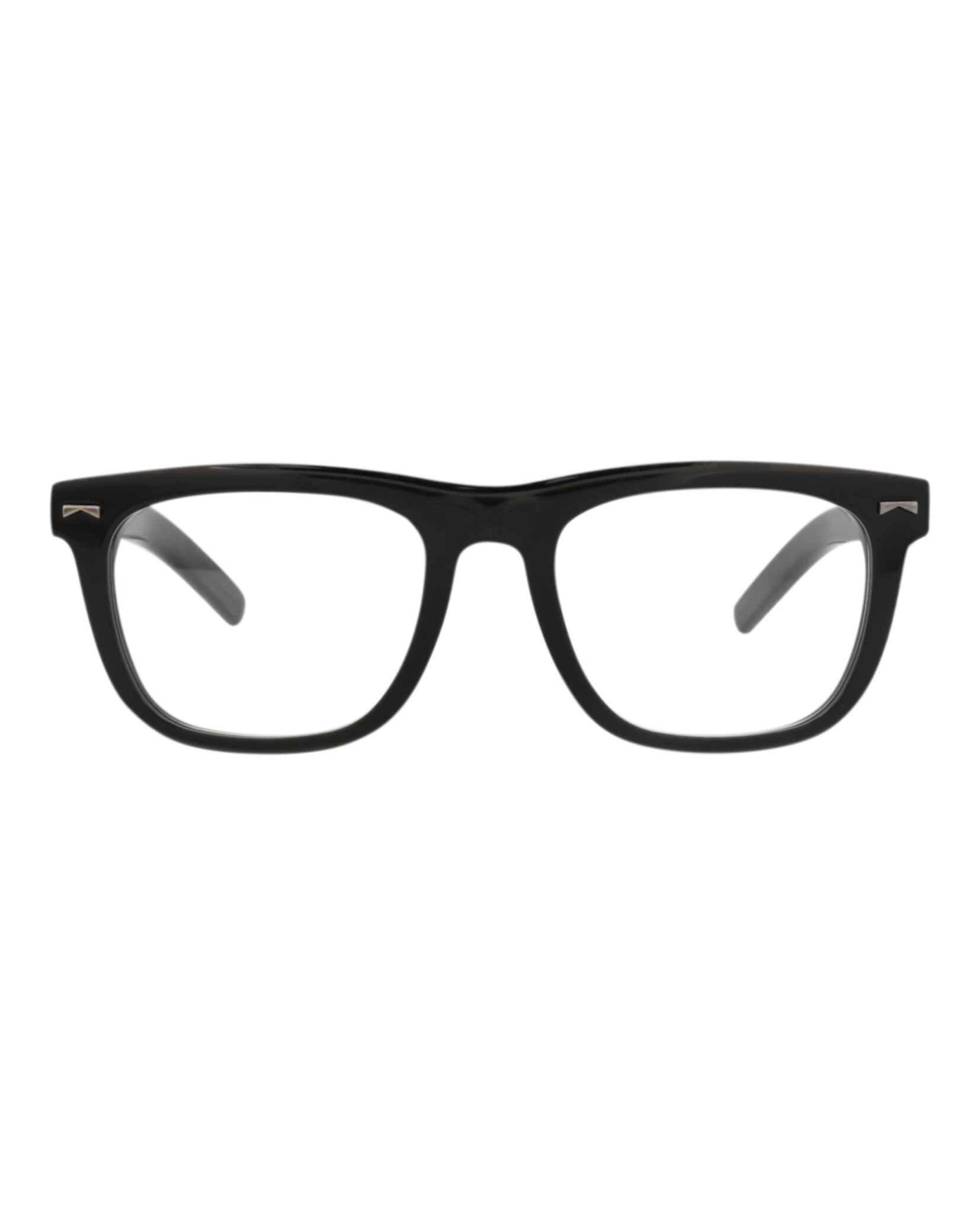 Montblanc Montblanc Mens Square/Rectangle Black Black Transparent Fashion Designer Eyewear