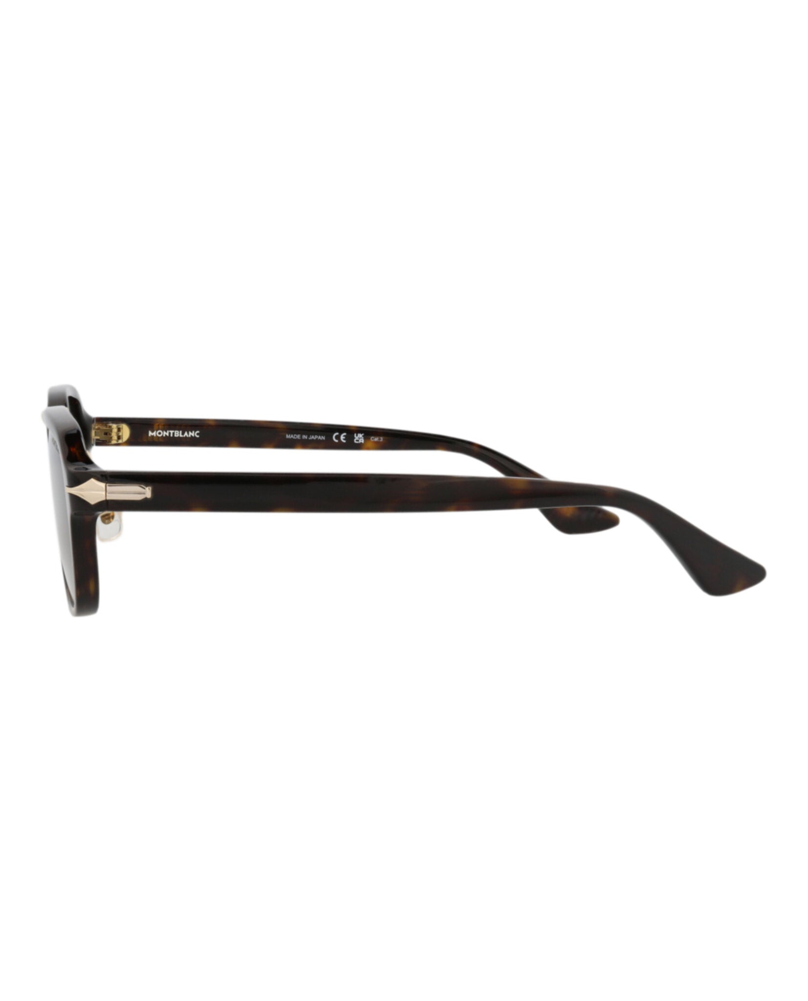 Montblanc Montblanc Mens Square/Rectangle Havana Havana Green Fashion Designer Eyewear