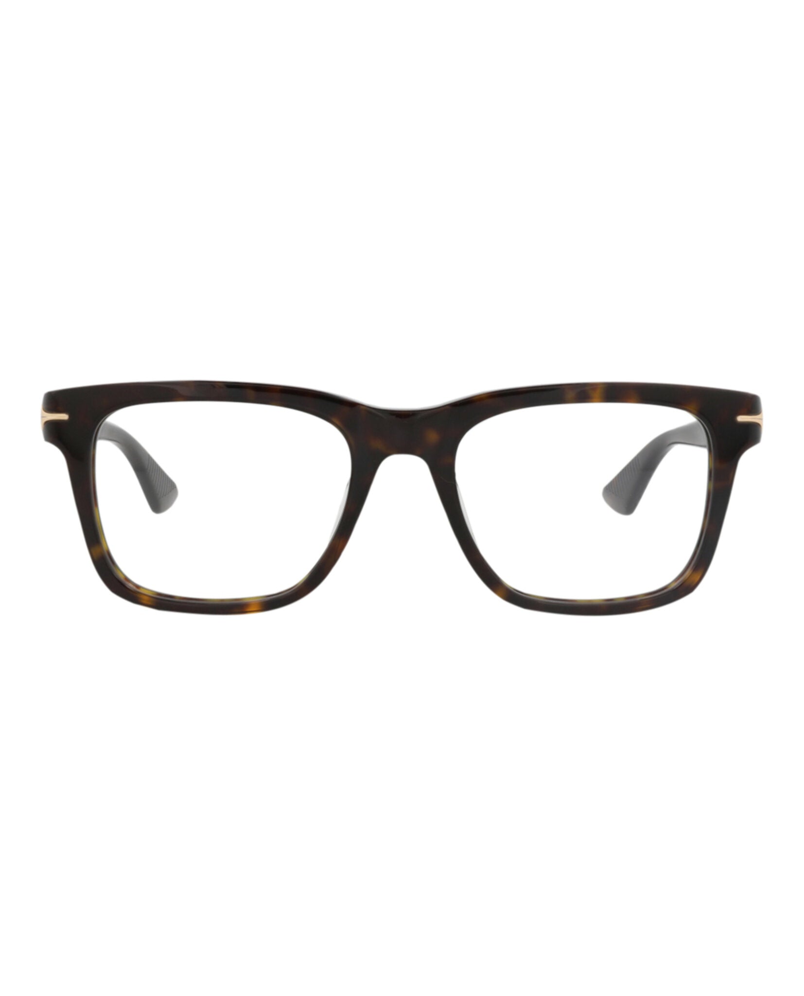Montblanc Montblanc Mens Square/Rectangle Havana Havana Transparent Fashion Designer Eyewear