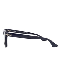 Montblanc Mens Square/Rectangle Blue Blue Transparent Fashion Designer Eyewear
