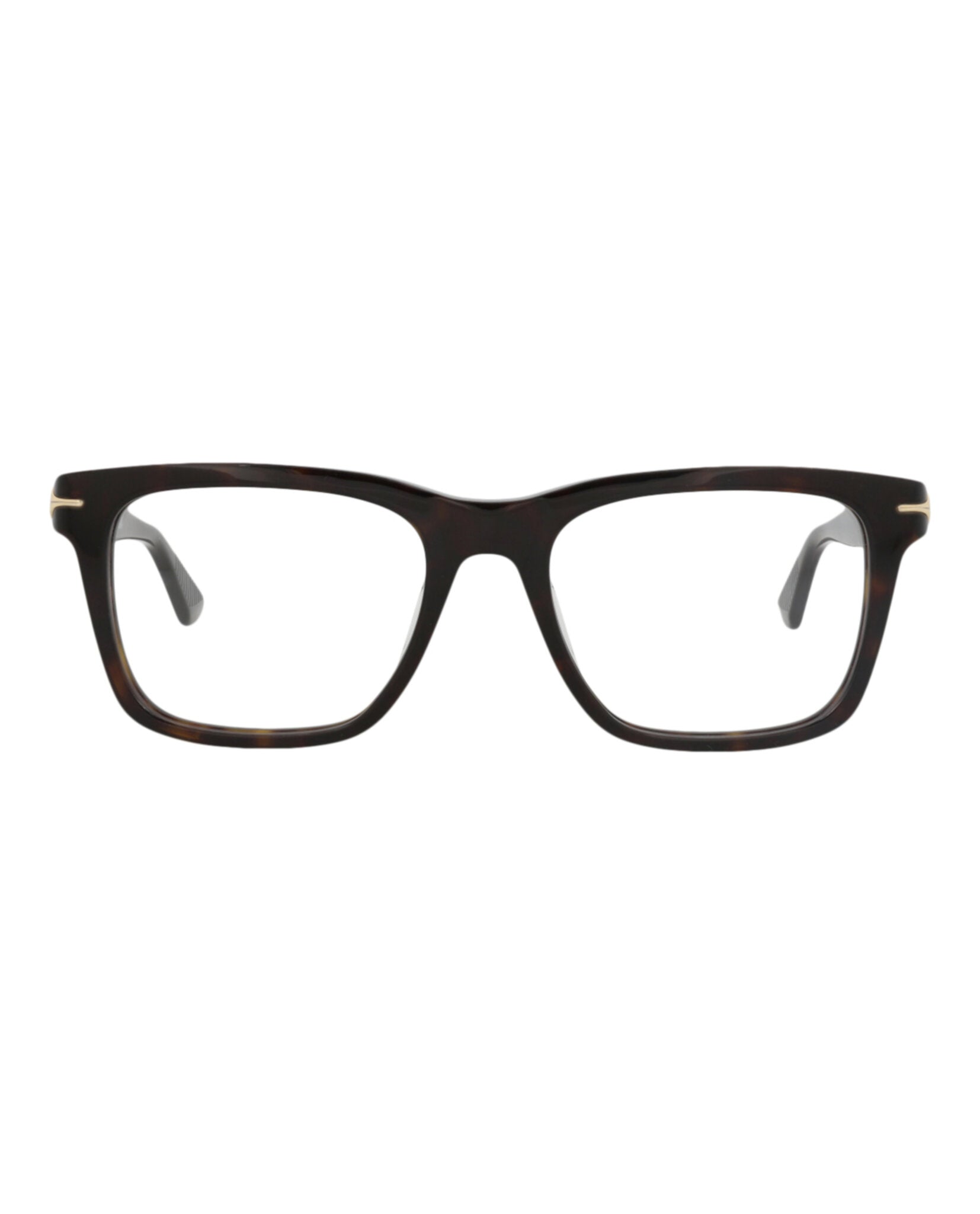 Montblanc Montblanc Mens Square/Rectangle Havana Havana Transparent Fashion Designer Eyewear