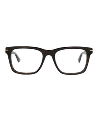 Montblanc Montblanc Mens Square/Rectangle Havana Havana Transparent Fashion Designer Eyewear