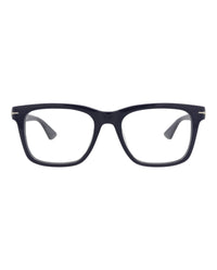 Montblanc Mens Square/Rectangle Blue Blue Transparent Fashion Designer Eyewear