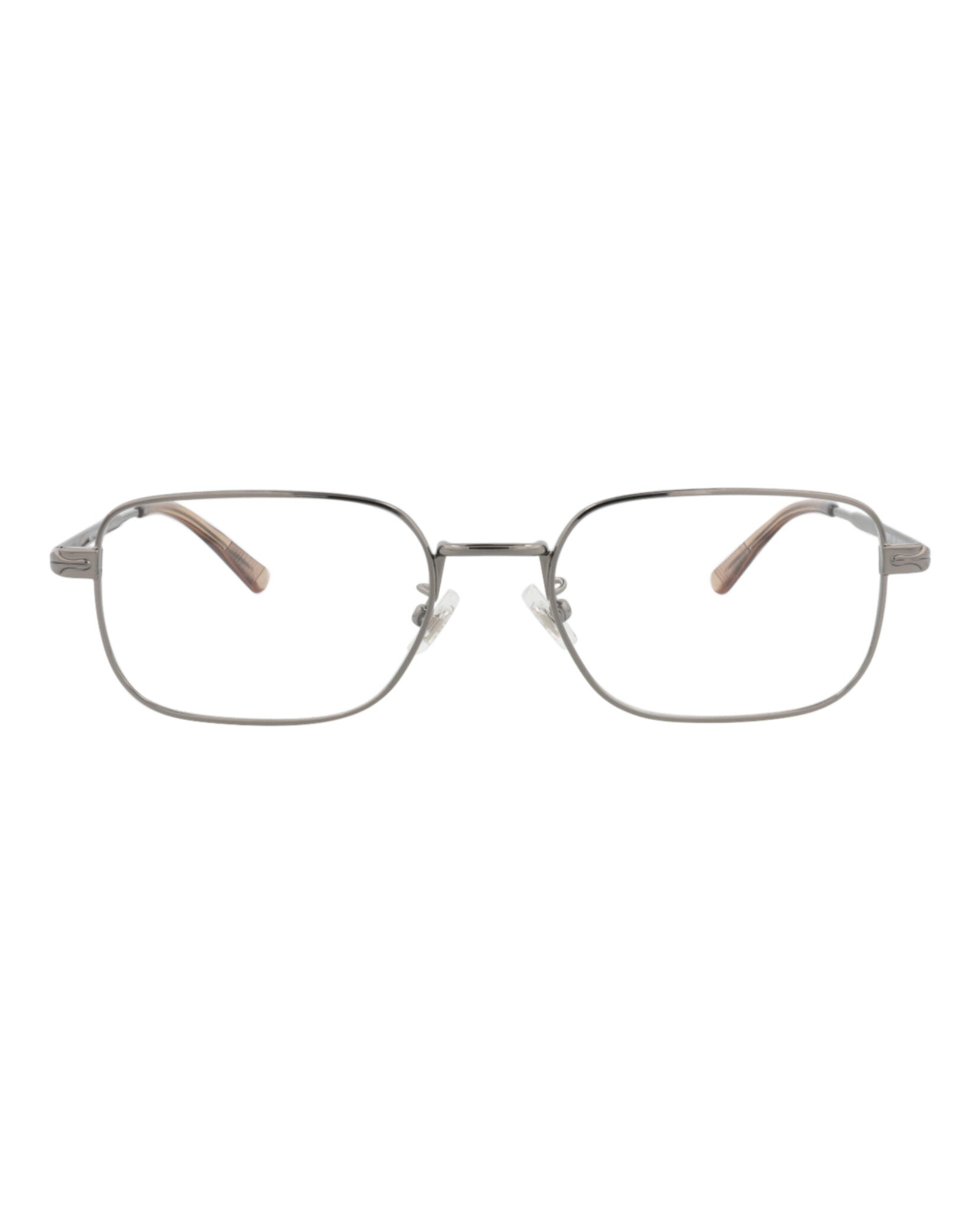Montblanc Mens Square/Rectangle Ruthenium Ruthenium Transparent Fashion Designer Eyewear