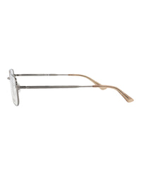 Montblanc Mens Square/Rectangle Ruthenium Ruthenium Transparent Fashion Designer Eyewear
