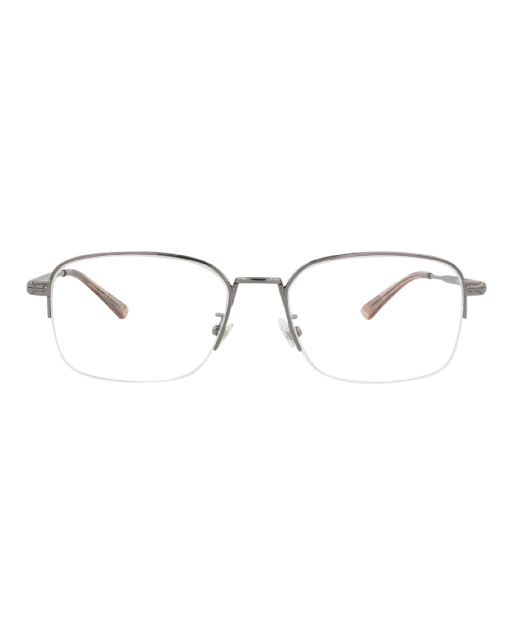 Montblanc Montblanc Mens Square/Rectangle Ruthenium Ruthenium Transparent Fashion Designer Eyewear