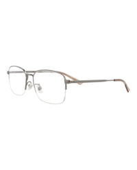 Montblanc Montblanc Mens Square/Rectangle Ruthenium Ruthenium Transparent Fashion Designer Eyewear