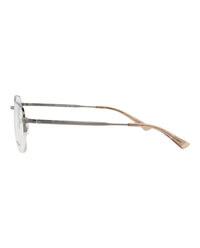 Montblanc Montblanc Mens Square/Rectangle Ruthenium Ruthenium Transparent Fashion Designer Eyewear