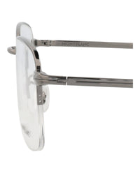Montblanc Montblanc Mens Square/Rectangle Ruthenium Ruthenium Transparent Fashion Designer Eyewear