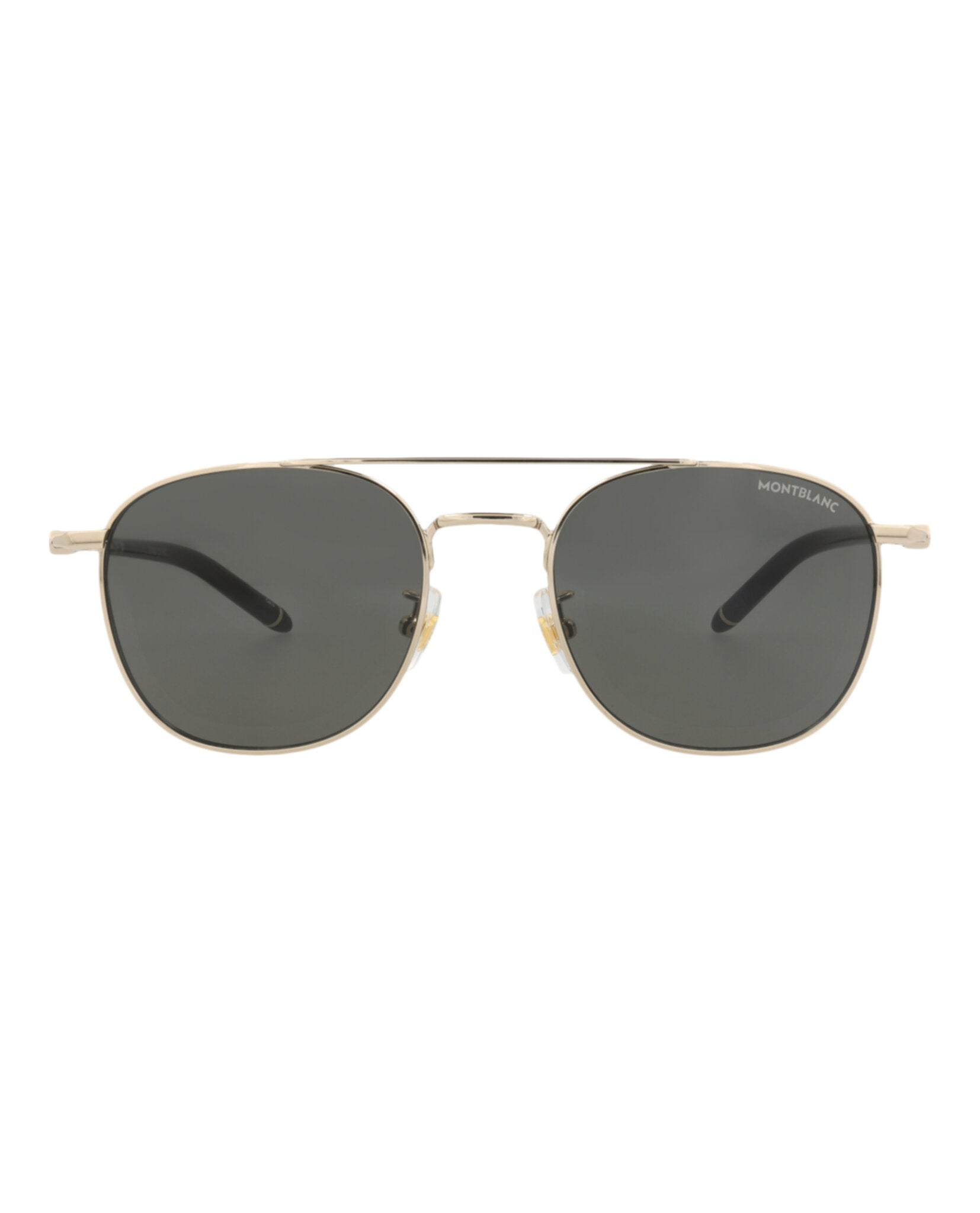 Montblanc Montblanc Mens Aviator Gold Black Grey Fashion Designer Eyewear