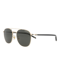 Montblanc Montblanc Mens Aviator Gold Black Grey Fashion Designer Eyewear