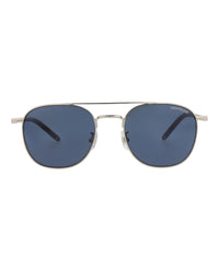 Montblanc Montblanc Mens Aviator Silver Blue Blue Fashion Designer Eyewear