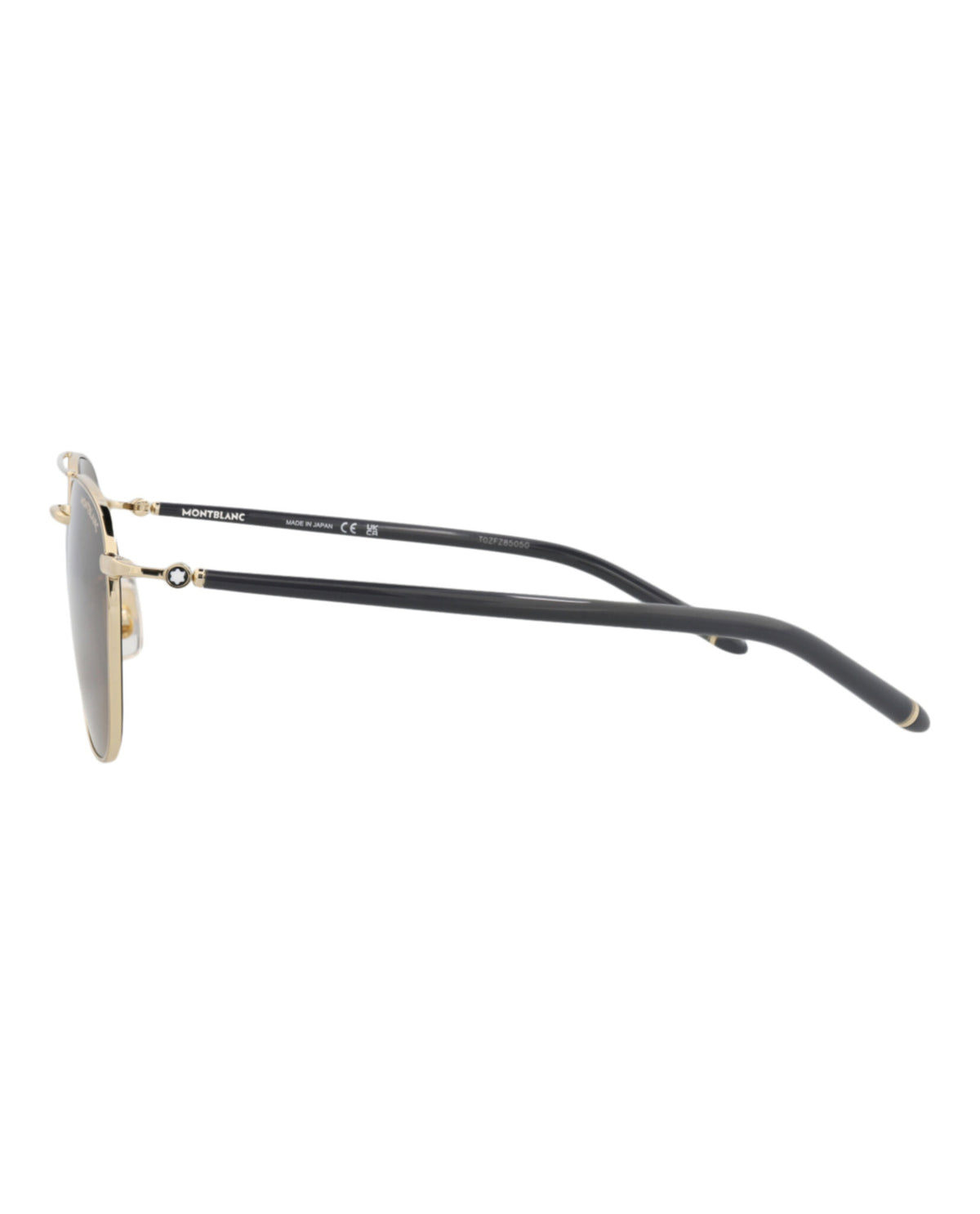Montblanc Montblanc Mens Aviator Gold Grey Brown Fashion Designer Eyewear