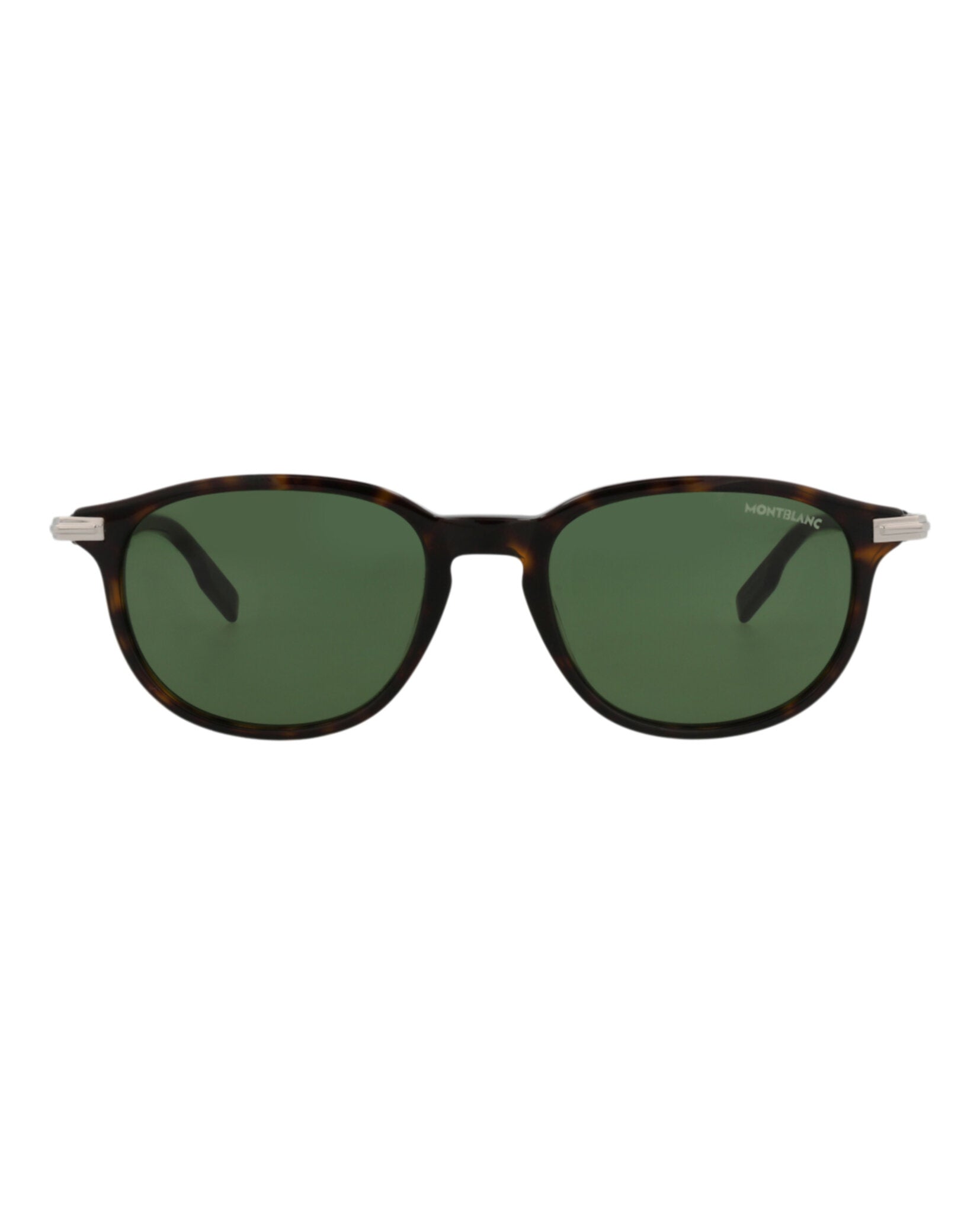 Montblanc Montblanc Mens Round/Oval Havana Havana Green Fashion Designer Eyewear