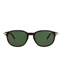 Montblanc Montblanc Mens Round/Oval Havana Havana Green Fashion Designer Eyewear