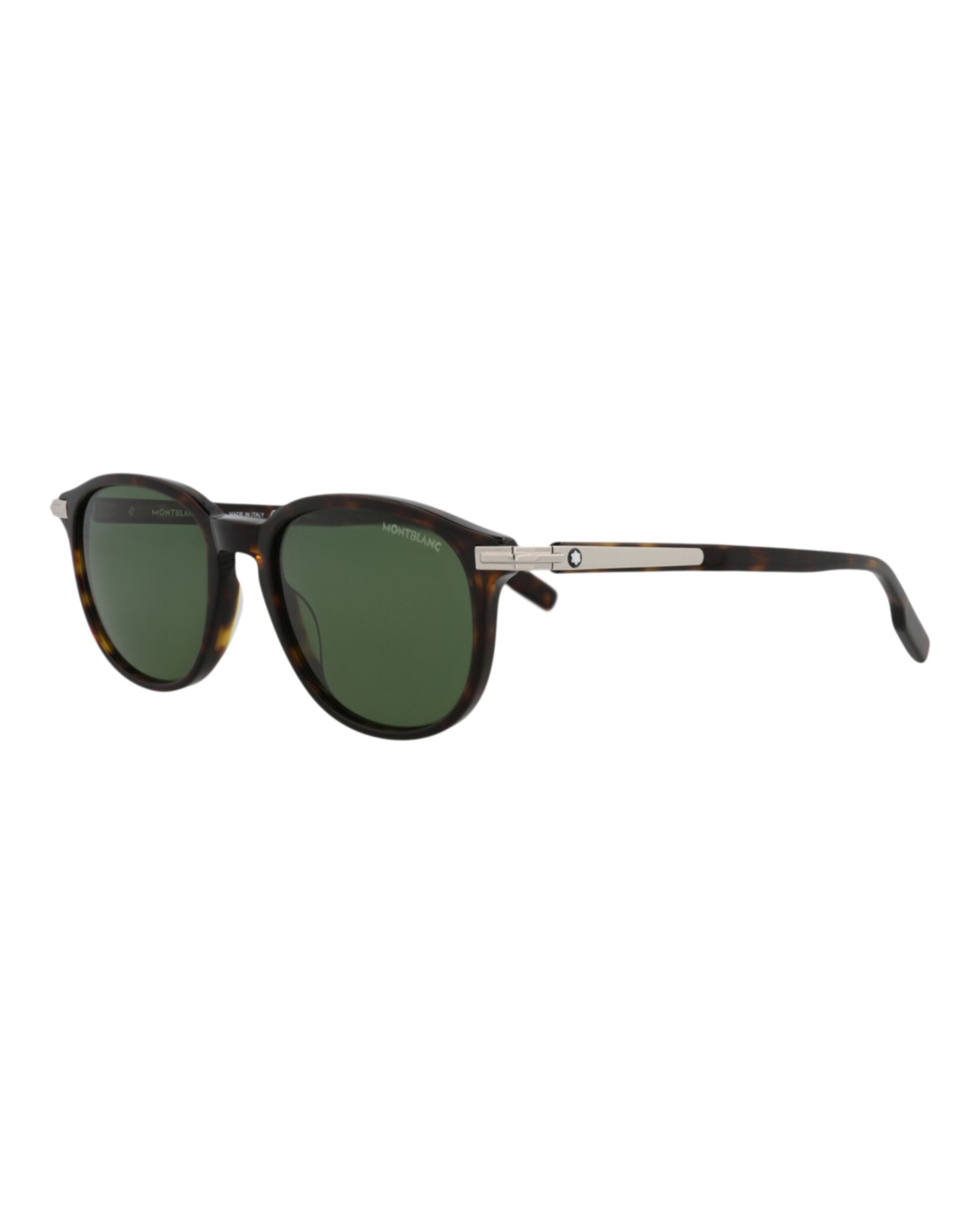 Montblanc Montblanc Mens Round/Oval Havana Havana Green Fashion Designer Eyewear