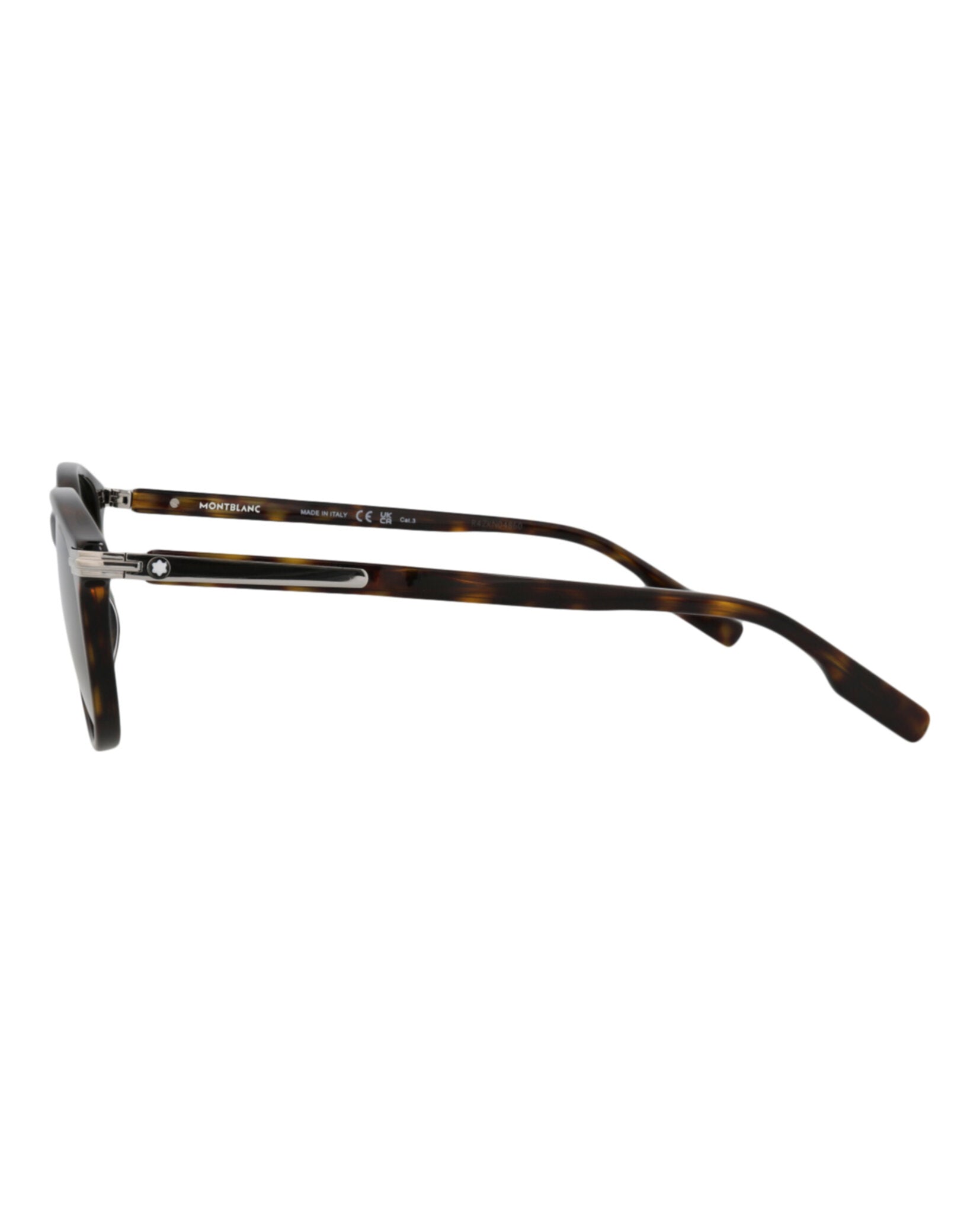 Montblanc Montblanc Mens Round/Oval Havana Havana Green Fashion Designer Eyewear