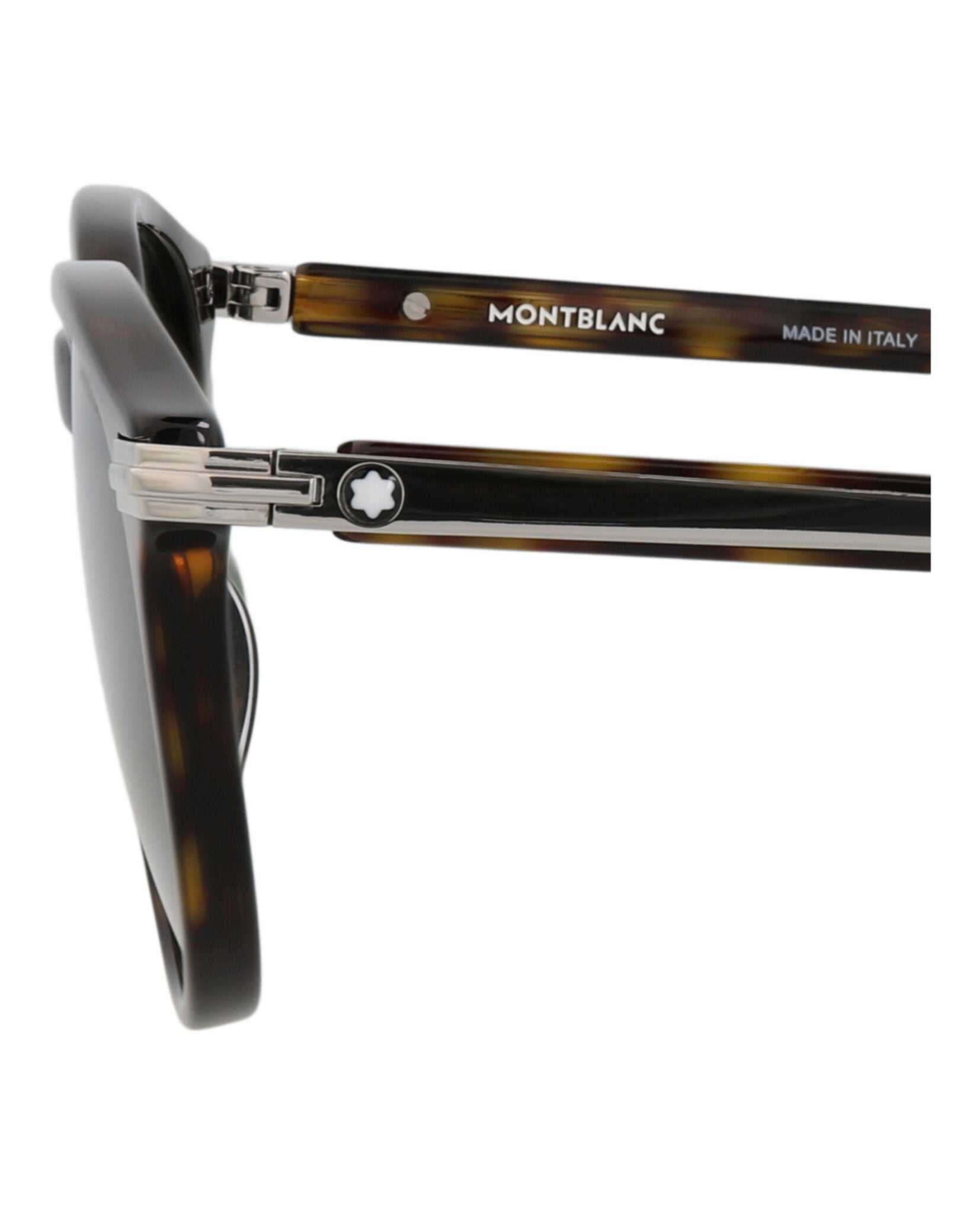 Montblanc Montblanc Mens Round/Oval Havana Havana Green Fashion Designer Eyewear