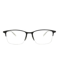 Montblanc Montblanc Mens Square/Rectangle Black Black Transparent Fashion Designer Eyewear