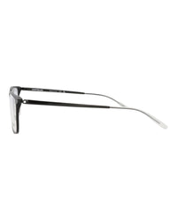 Montblanc Montblanc Mens Square/Rectangle Black Black Transparent Fashion Designer Eyewear
