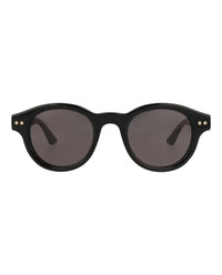 Montblanc Mens Round/Oval Black Black Grey Fashion Designer Eyewear