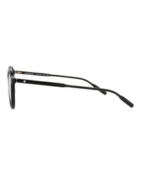 Montblanc Mens Round/Oval Black Black Transparent Fashion Designer Eyewear