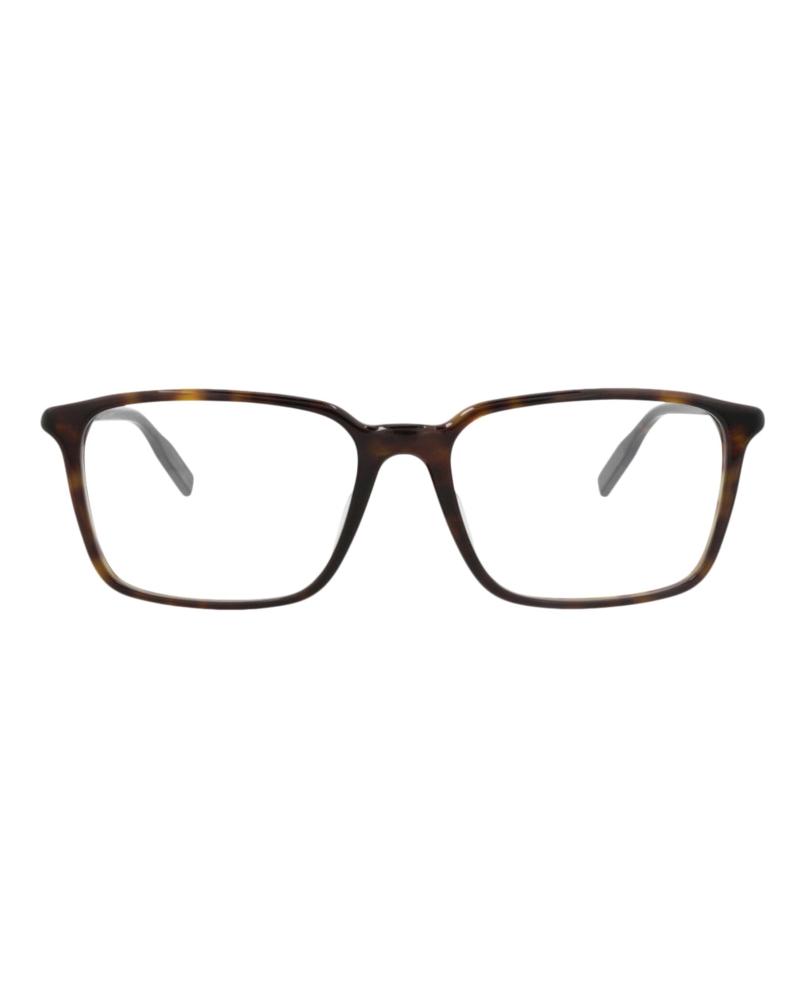 Montblanc Mens Square/Rectangle Havana Havana Transparent Fashion Designer Eyewear