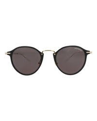 Montblanc Montblanc Mens Round/Oval Black Gold Grey Fashion Designer Eyewear