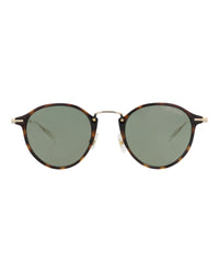 Montblanc Montblanc Mens Round/Oval Havana Gold Green Fashion Designer Eyewear