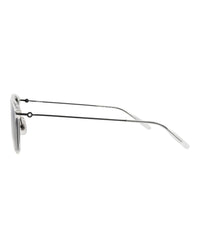 Montblanc Montblanc Mens Square/Rectangle Crystal Black Grey Fashion Designer Eyewear