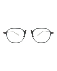 Montblanc Montblanc Mens Round/Oval Grey Ruthenium Transparent Fashion Designer Eyewear