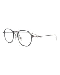 Montblanc Montblanc Mens Round/Oval Grey Ruthenium Transparent Fashion Designer Eyewear