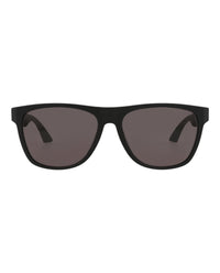 Montblanc Mens Square/Rectangle Black Black Grey Fashion Designer Eyewear