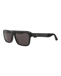 Montblanc Montblanc Mens Square/Rectangle Black Black Grey Fashion Designer Eyewear