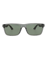 Montblanc Montblanc Mens Square/Rectangle Grey Ruthenium Green Fashion Designer Eyewear