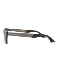 Montblanc Montblanc Mens Square/Rectangle Grey Ruthenium Green Fashion Designer Eyewear