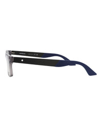 Montblanc Montblanc Mens Square/Rectangle Grey Black Transparent Fashion Designer Eyewear