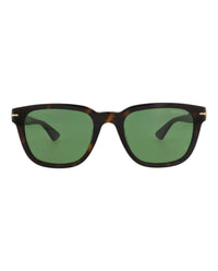 Montblanc Montblanc Mens Square/Rectangle Havana Havana Green Fashion Designer Eyewear