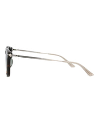 Montblanc Montblanc Mens Square/Rectangle Havana Silver Green Fashion Designer Eyewear