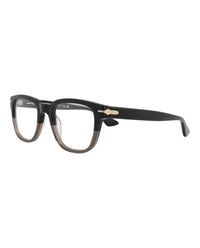 Montblanc Montblanc Mens Square/Rectangle Black Black Transparent Fashion Designer Eyewear