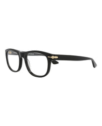 Montblanc Mens Square/Rectangle Black Black Transparent Fashion Designer Eyewear