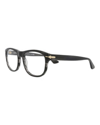 Montblanc Montblanc Mens Square/Rectangle Grey Grey Transparent Fashion Designer Eyewear