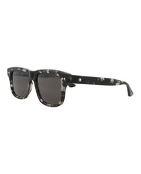 Montblanc Mens Square/Rectangle Black Black Grey Fashion Designer Eyewear