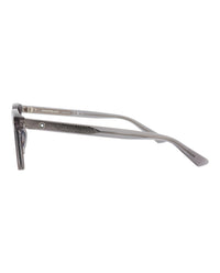 Montblanc Montblanc Mens Round/Oval Grey Grey Violet Fashion Designer Eyewear