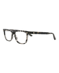 Montblanc Mens Square/Rectangle Black Black Transparent Fashion Designer Eyewear