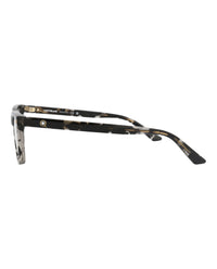 Montblanc Mens Square/Rectangle Black Black Transparent Fashion Designer Eyewear