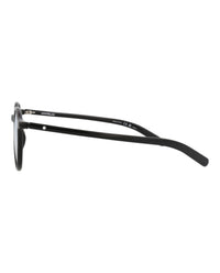 Montblanc Montblanc Mens Round/Oval Black Black Transparent Fashion Designer Eyewear